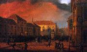 Marcin Zaleski Capture of the Arsenal in Warsaw, 1830. oil painting